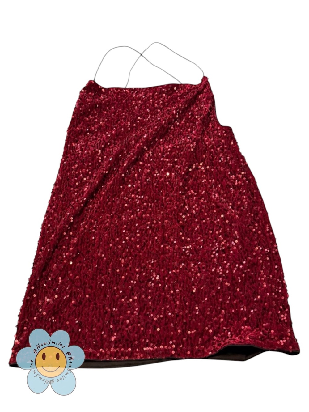 Red Sequin ~ Lovely ~ Slip Dress ~ SHEIN ~ Sz 4x ~ Very Sparkly ~ Fun & Festive